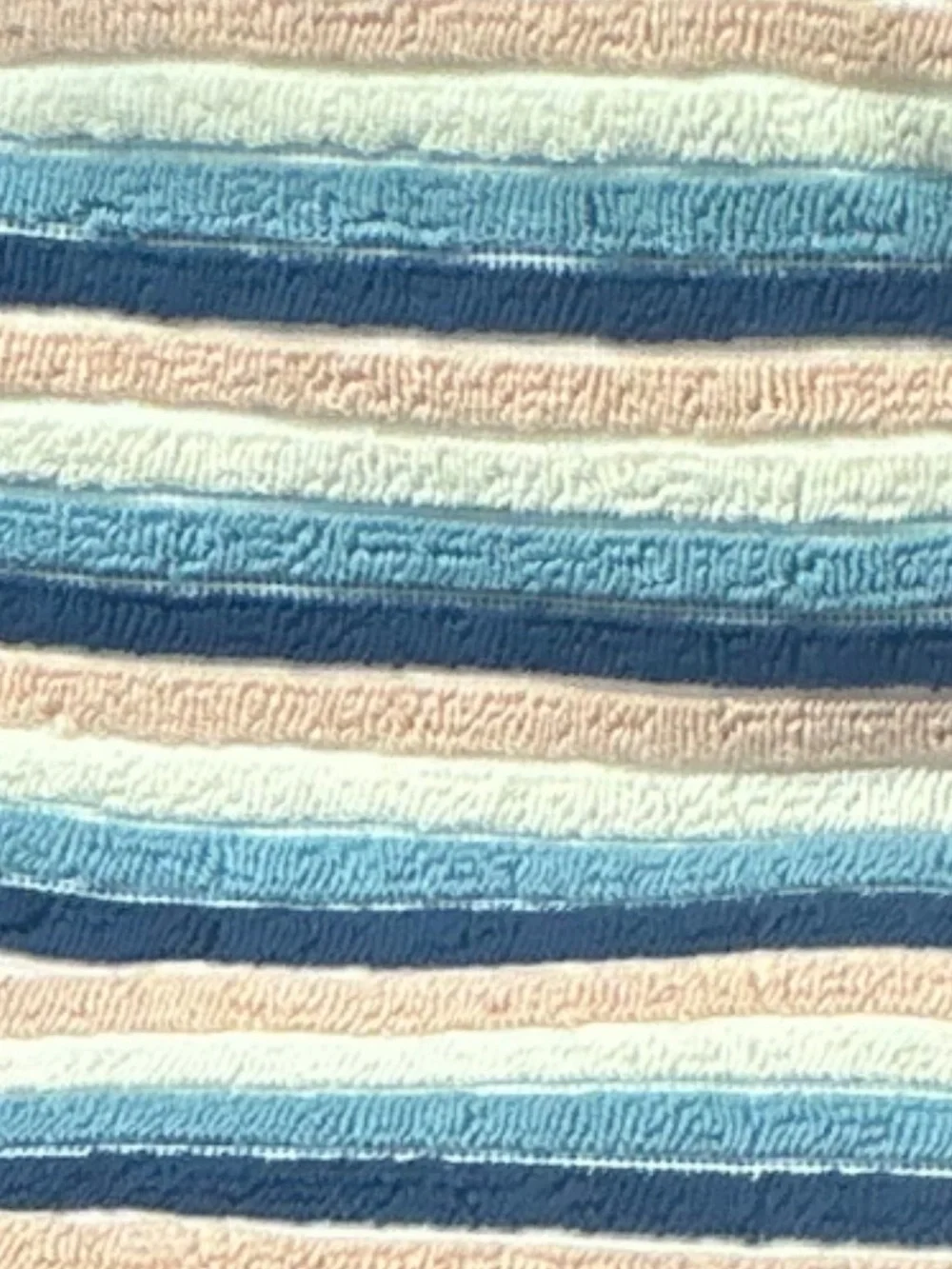 Rachel Zoe Blue, Pink and White Bath Towels 30”x56” Set of 2